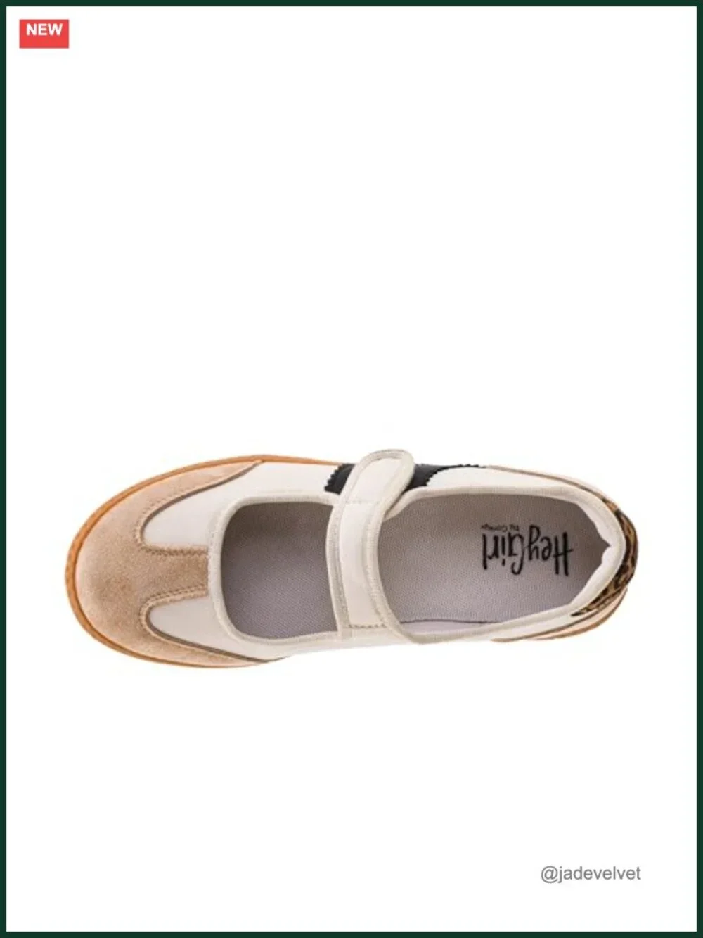 Mary Jane Sneaker Hook & Loop Cushioned Insole Gum Rubber Sole Women's Casual